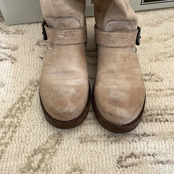 Frye Veronica Slouch Taupe Boot 6 1/2 - Picture 5 of 6